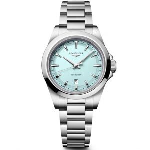 Đồng hồ Longines Conquest L3.350.4.92.6 33504926 Xanh bạc hà 30 mm