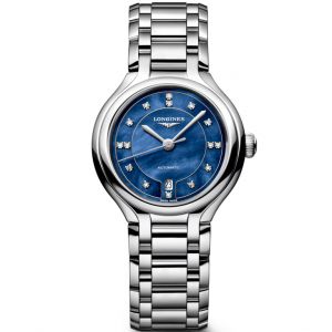 Đồng hồ Longines PrimaLuna L8.123.4.97.6 81234976 Xanh đêm xà cừ 30 mm