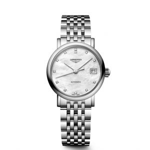 Đồng hồ Longines Elegant Collection L4.309.4.80.6 43094806 Trắng xà cừ 25.5 mm