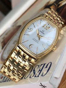 Đồng hồ Omega De Ville Prestige Tonneau 4603.21.02 31 x 35 Yellow Gold