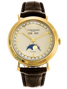 Đồng hồ Vacheron Constantin Triple Calendar Moon Phase Yellow Gold 47050/000J-4