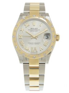 Đồng hồ Rolex Datejust 31 M278343RBR-0001 278343RBR-0001 Thép Oystersteel và Vàng Kim 18ct Mặt trắng Niềng Kim cương