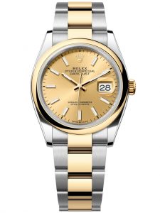 Đồng hồ Rolex Datejust 36 M126203-0016 126203-0016 Thép Oystersteel và Vàng Kim 18ct Mặt champagne
