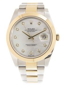 Đồng hồ Rolex Datejust 41 M126303-0017 126303-0017 Thép Oystersteel và Vàng Kim 18ct Mặt khảm trai trắng