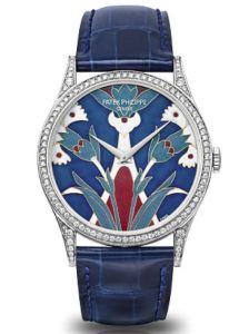 Đồng Hồ Patek Philippe Calatrava Turkish Motifs Petals & Harmonies 5077/100G-018 White Gold Kim cương Limited 20 pieces