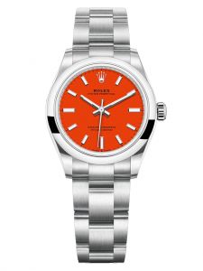 Đồng hồ Rolex Oyster Perpetual 31 M277200-0008 277200-0008 Thép Oystersteel Mặt Đỏ - Mẫu 2020