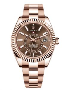 Đồng hồ Rolex Sky-Dweller 42 M326935-0006 326935-0006 Vàng Everose 18ct Mặt Chocolate - Mẫu 2020