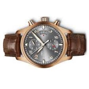 Đồng hồ IWC Pilot Spitfire Grey Dial vàng hồng 18k Chronograph