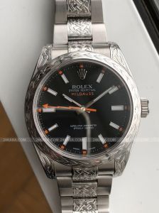 Đồng hồ Rolex Milgauss 40 M116400 116400 Mặt đen