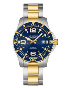 Đồng hồ Longines HydroConquest L3.742.3.96.7 L37423967 Diver Demi vàng Mặt Số Xanh