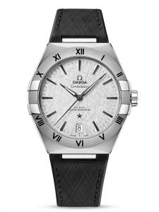 Đồng hồ Omega Constellation 131.12.41.21.06.001 41 Steel Mặt Số Xám Rhodium Dây cao su