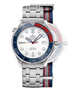 Đồng hồ Omega Seamaster Diver 300M Commander Watch 212.32.41.20.04.001 41 Steel NATO