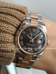 Đồng hồ Rolex Oyster Perpetual Datejust 31 M178241 178241 Mặt nâu