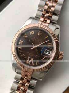Đồng hồ Rolex Lady-Datejust 26 M179171 179171 Mặt nâu cọc số la mã