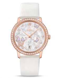 Đồng hồ Omega De Ville Prestige Butterfly 424.57.37.20.55.003 36.8 Red Gold