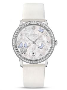 Đồng hồ Omega De Ville Prestige Butterfly 424.57.37.20.55.002 36.8 White Gold