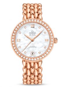 Đồng hồ Omega De Ville Prestige Dewdrop 424.55.33.20.55.007 32.7 Red Gold