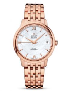 Đồng hồ Omega De Ville Prestige 424.50.33.20.05.002 32.7 Red Gold