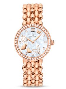 Đồng hồ Omega De Ville Prestige Dewdrop 424.55.27.60.55.003 27.4 Red Gold