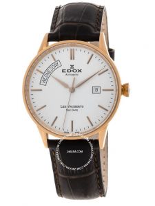 Đồng hồ Edox 83007-37R Day-Date Vàng Hồng