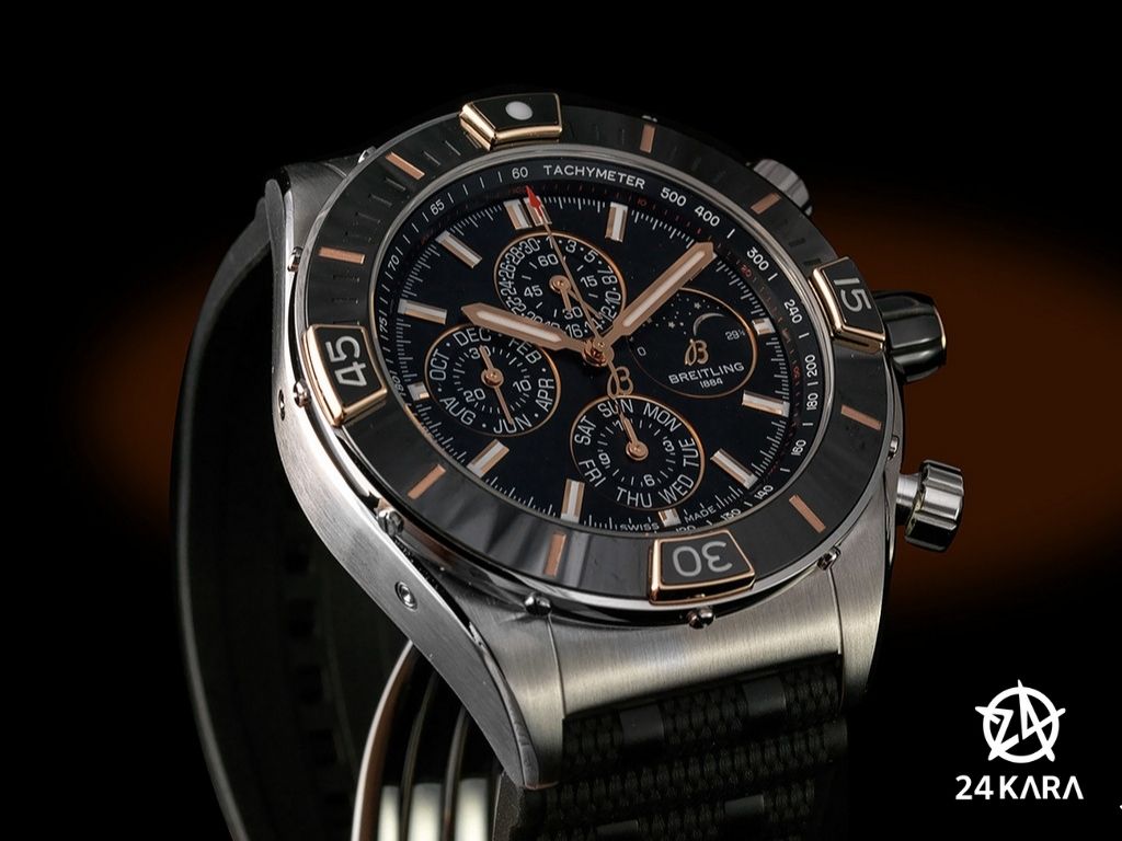 Giới thiệu đồng hồ Breitling Super Chronomat 44 Four-Year Calendar I19320251B1S1 mới - Đồng hồ chronograph với tính năng lịch độc đáo