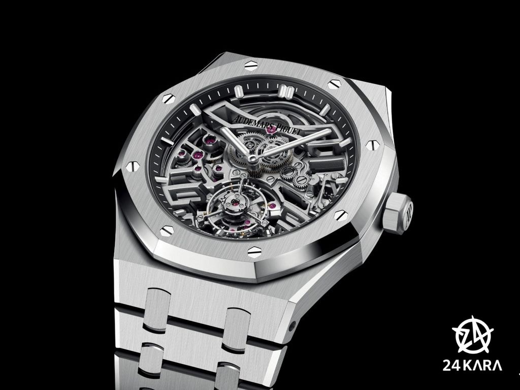 Giới thiệu đồng hồ Audemars Piguet Royal Oak Selfwinding Flying Tourbillon Openworked 26735ST.OO.1320ST.01 mới
