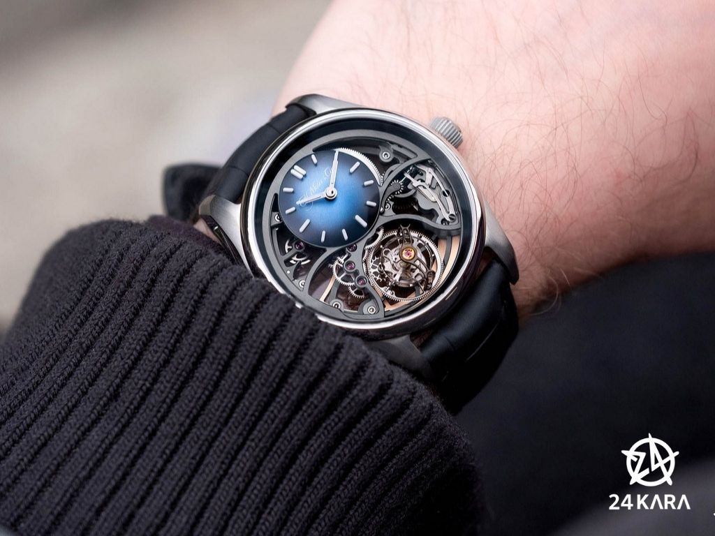 Giới thiệu đồng hồ H. Moser & Cie. Pioneer Cylindrical Tourbillon Skeleton 3811-1200 mới