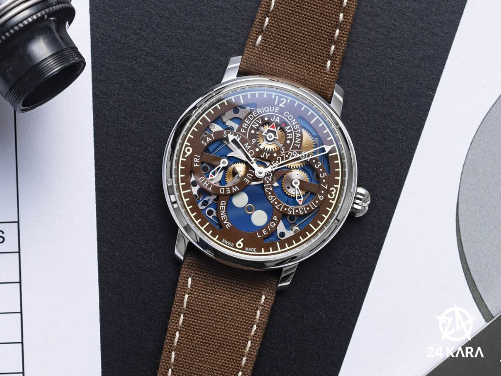 Giới thiệu đồng hồ Naked Watchmaker x Frederique Constant Slimline Perpetual Calendar Manufacture mới