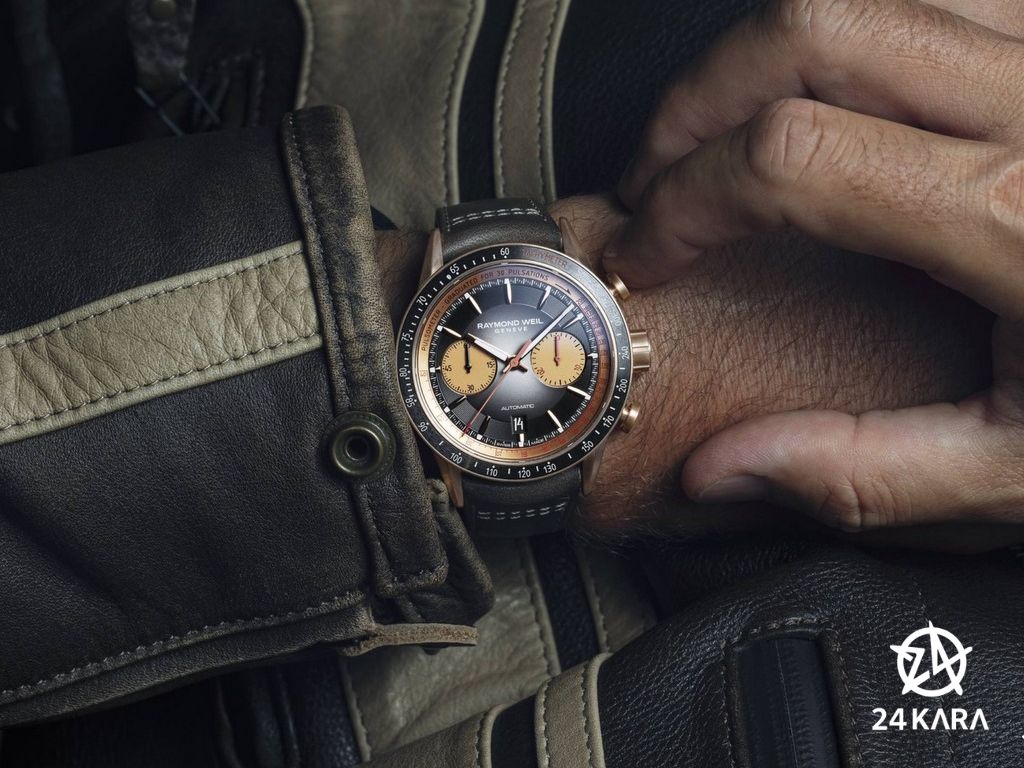 Giới thiệu đồng hồ Raymond Weil Freelancer Bronze Chronograph Meister Limited Edition 7780-B1-20422 mới