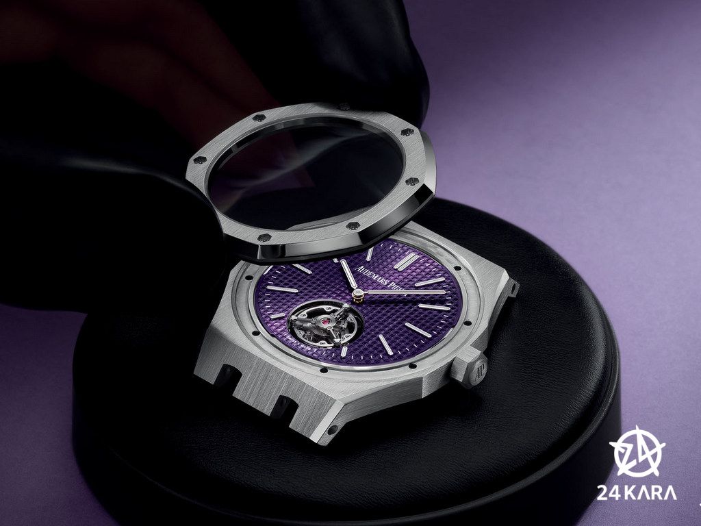 Sắc tím mới trong đồng hồ Audemars Piguet Royal Oak Tourbillon Extra-Thin RD#3 26660ST.OO.1356ST.01