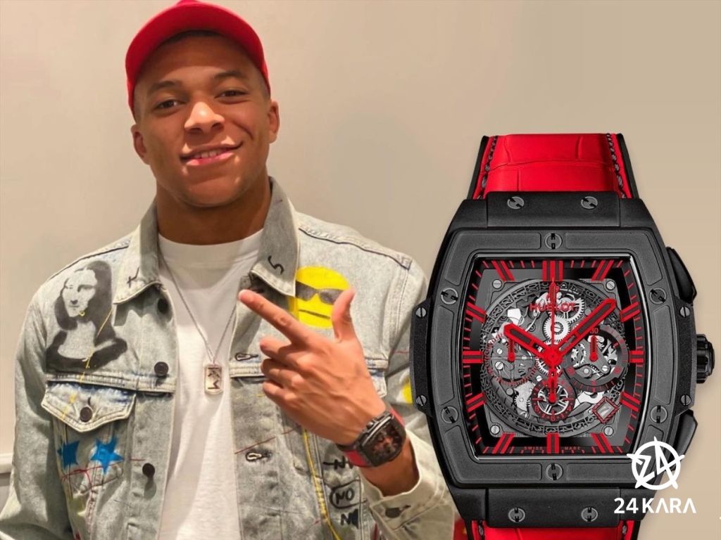 Thú chơi đồng hồ đắt đỏ của siêu sao bóng đá Kylian Mbappe