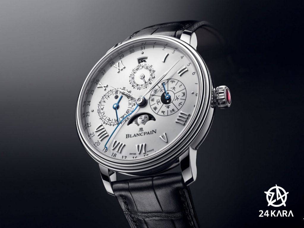 Giới thiệu phiên bản Blancpain Villeret Traditional 00888K-3431-55B lịch phương đông dành riêng cho năm Quý Mão 2023