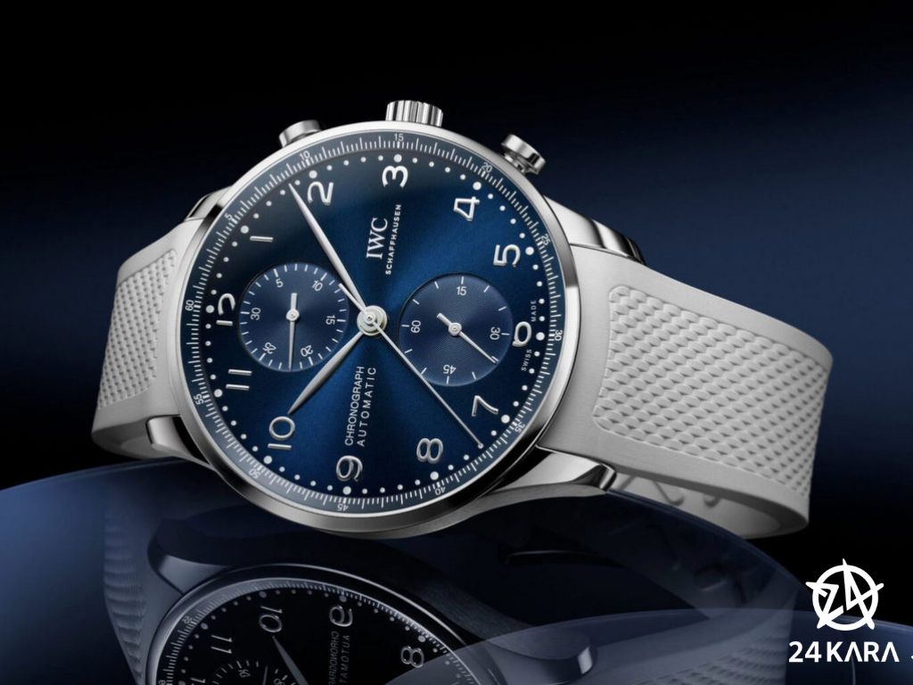 Giới thiệu các phiên bản dây đeo đầy màu sắc của đồng hồ IWC Portugieser Chronograph 3716 mới