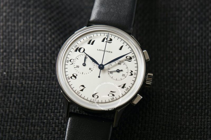 Trên tay đồng hồ Longines Heritage Classic Chronograph 1946 L28274730