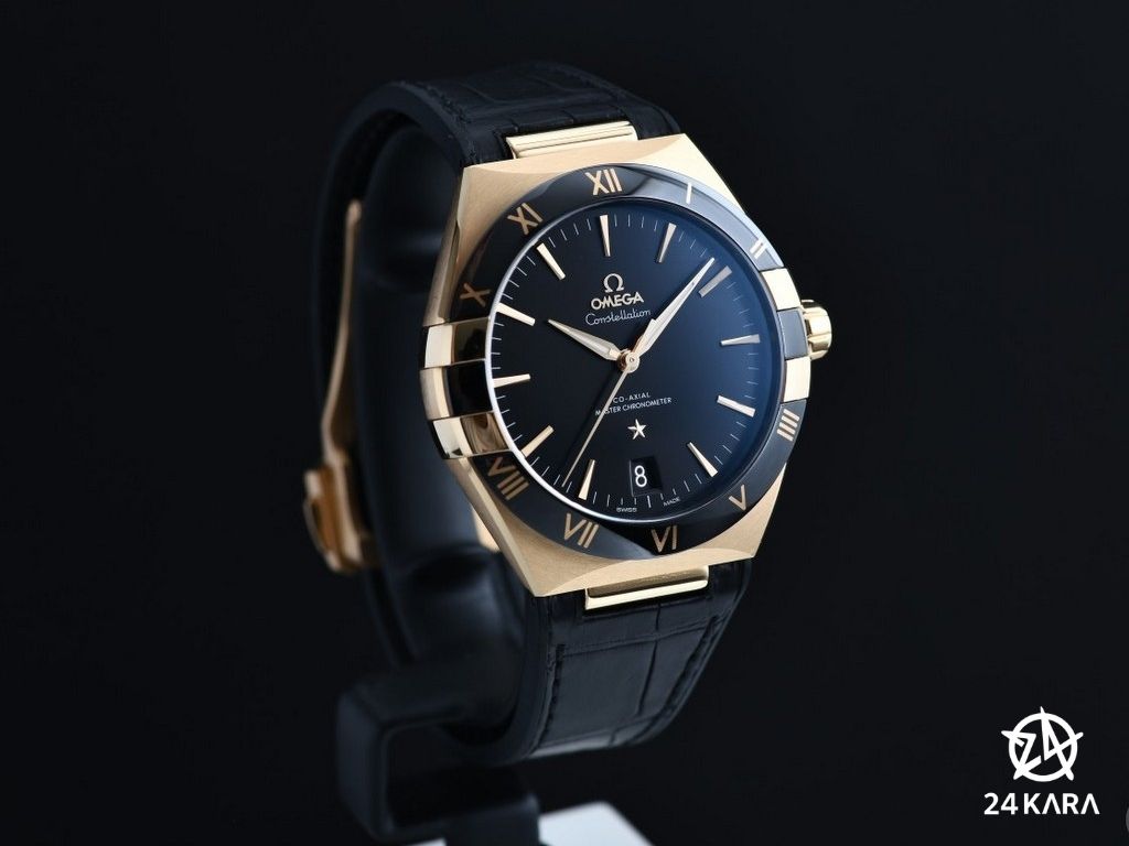 Khám phá đồng hồ Omega Constellation Series 131.63.41.21.01.001 vàng đen độc đáo
